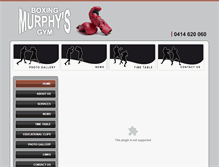 Tablet Screenshot of murphysboxinggym.com